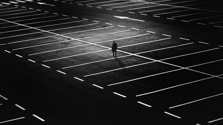 night parking lot
